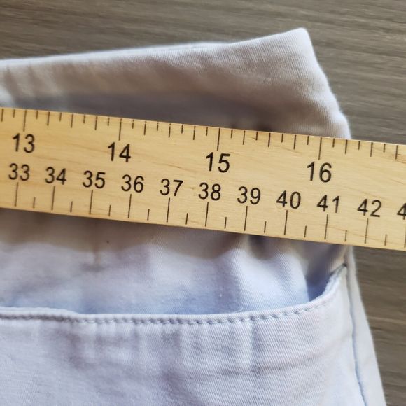Talbots Cropped Chinos Light Blue Size 10 - Picture 6 of 8